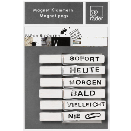 RÄDER "Magnetklammer" fair trade/ Made in Germany